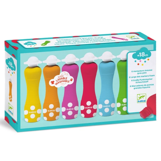 Barvy v tubě s pěnovým aplikátorem