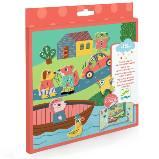 Odnímatelné samolepky Zvířátka