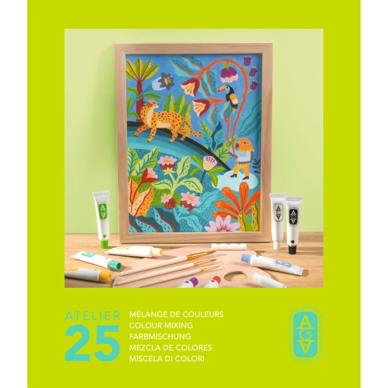 Malířská sada Atelier 25 Míchání barev – Djeco GA10025