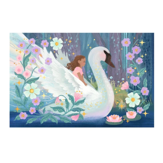 Djeco Úžasná stvoření – sada pozvánek s nálepkami, metalický efekt a matný potisk pro dětské oslavy