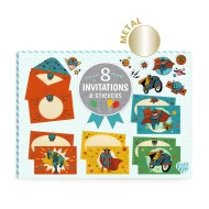 Pozvánky & samolepky Superhrdinové