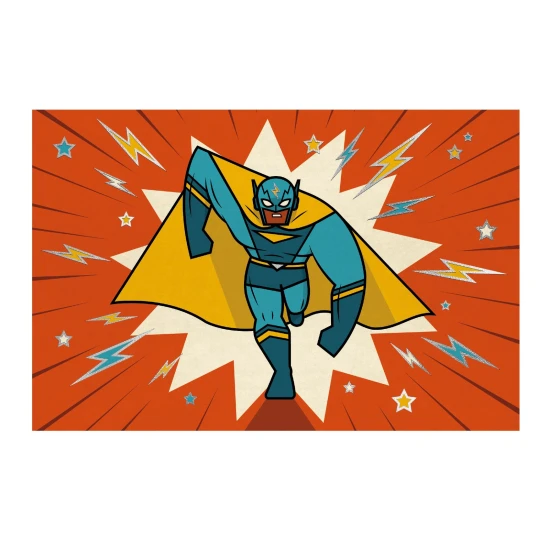 Pozvánky & samolepky Superhrdinové