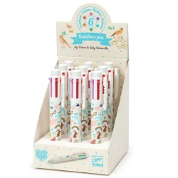 Duhové šestibarevné pero Tina