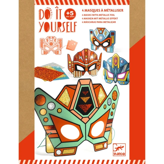 Vytvoř si vlastní masky super robotů.