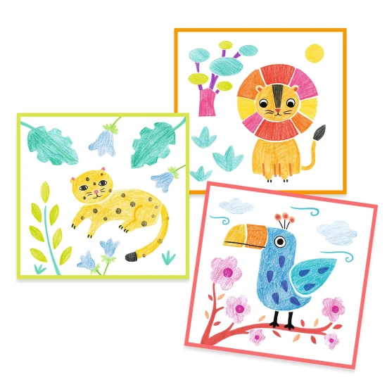 Kreslení podle šablony Zvířátka