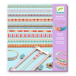 Výroba tkaných náramků s velkými korálky