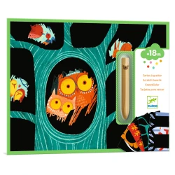 Učím se o zvířátkách: Vyškrabovací obrázky (5 ks)