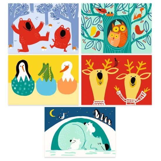 Učím se o zvířátkách: Vyškrabovací obrázky