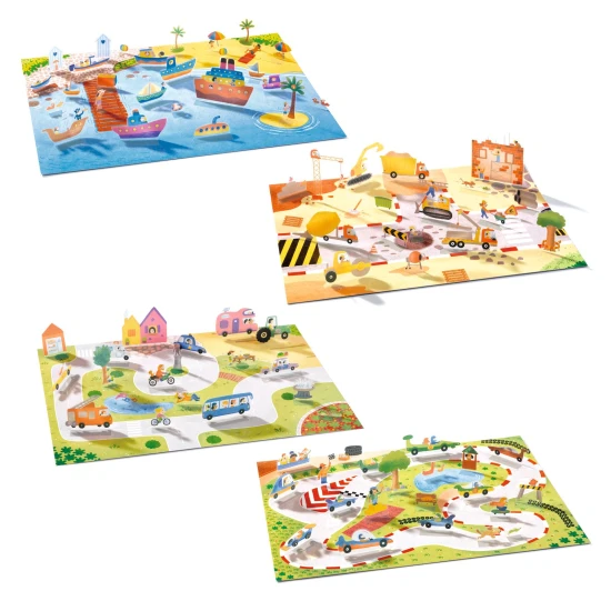 Zvedací odnímatelné samolepky Vozidla