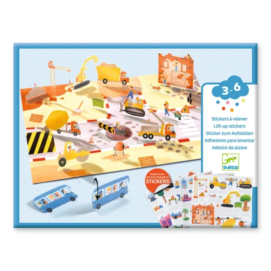 Zvedací odnímatelné samolepky Vozidla