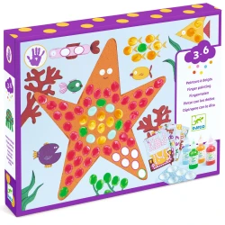 Malování prsty Bodíky a rybičky