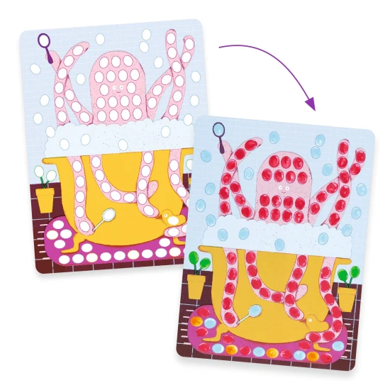 Malování prsty Bodíky a rybičky