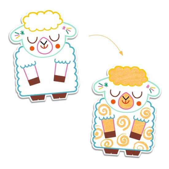 Magické vybarvování barvičkou Domácí zvířátka