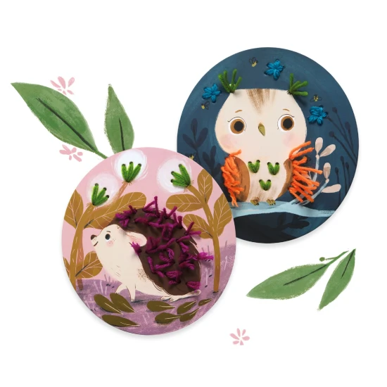 Úvod do navlékání/vyšívání vlnou pro předškoláky