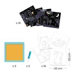 Odhalení obrázků Děrkování pro předškoláky