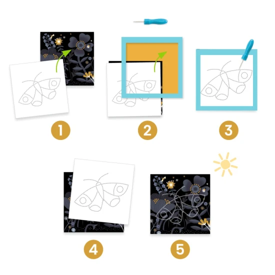 Děrkovací sada pro děti: Nauč se přesnosti a trpělivosti hrou