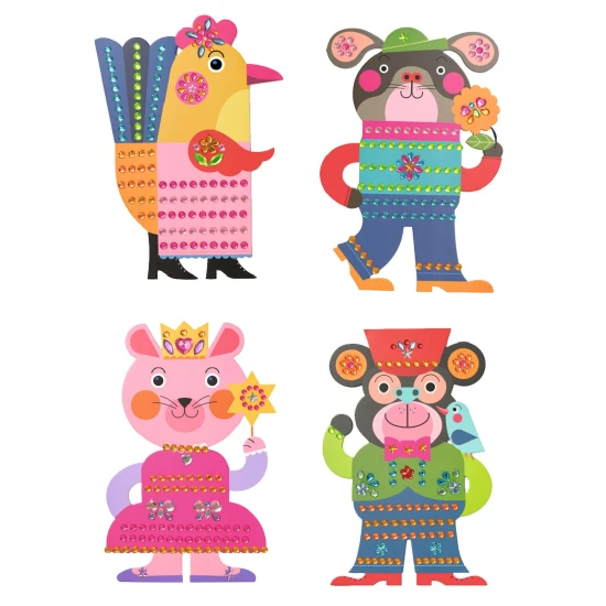 Tvoření s kamínky Zvířátka a drahokamy