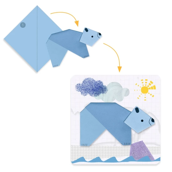 První origami – 1, 2, 3… složeno!