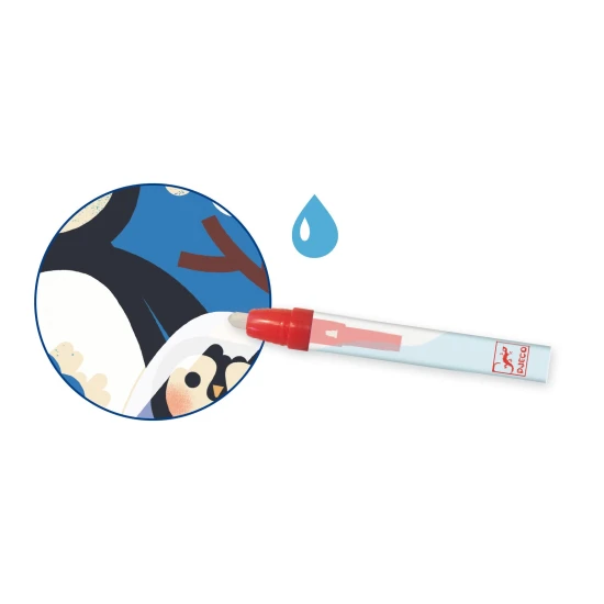 Magické vybarvování vodou Zvířátka a mláďátka