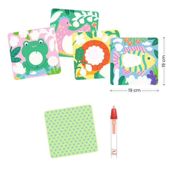 Magické vybarvování vodou Maminka a mládě