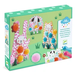 Malování Bodíky a bambulky V trávě