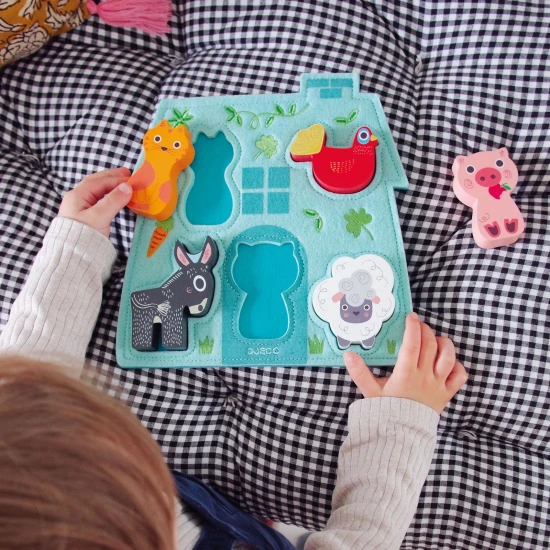 Dřevěné puzzle Mouki