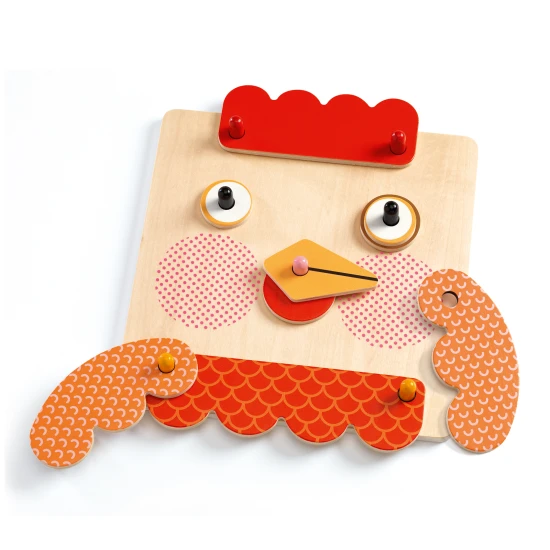 Dřevěná skládačka CreaFaces