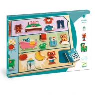 Dřevěné edukační puzzle Dům