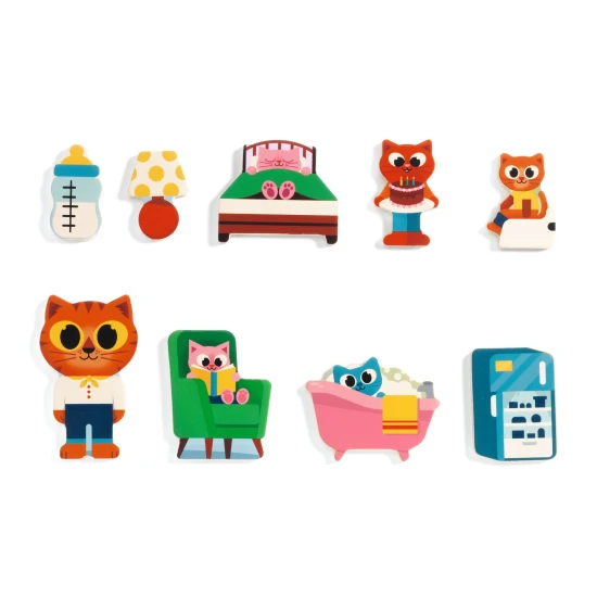 Dřevěné edukační puzzle Dům