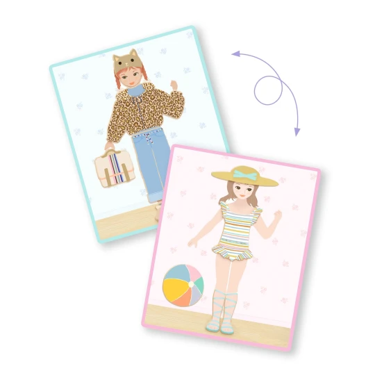 Magnetická skládačka Oblékání