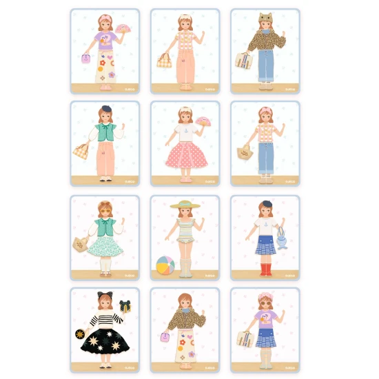 Magnetická skládačka Oblékání