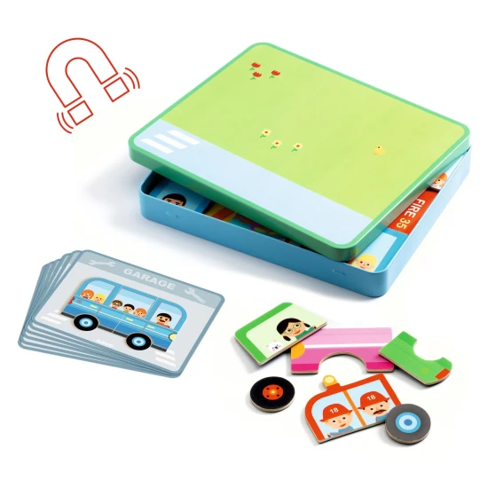 Magnetická skládačka – Vozidla