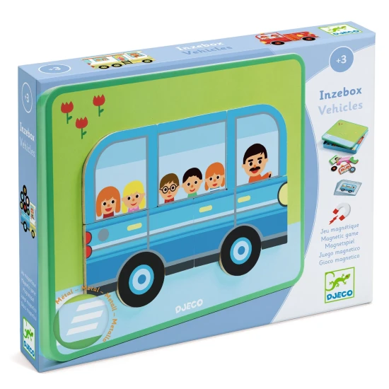 Magnetická skládačka – Vozidla