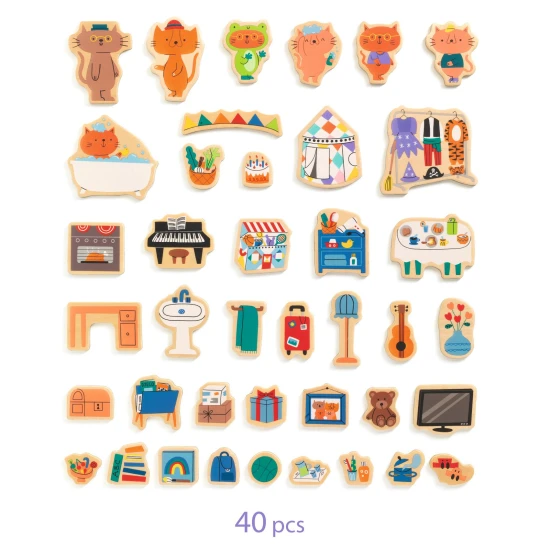 Domeček: Magnetická hračka InZeBox