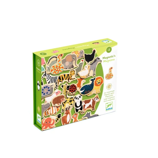 Magnimo: Dřevěné magnetky, 36 ks (magnetická hra)