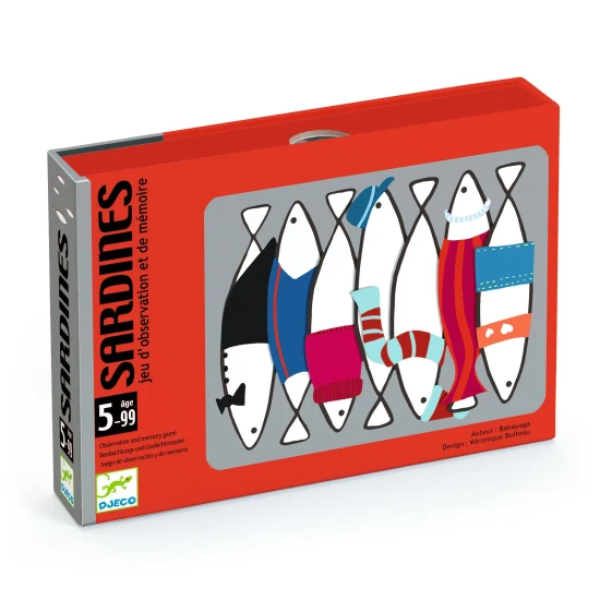 Sardinky: Paměťová a pozorovací karetní hra