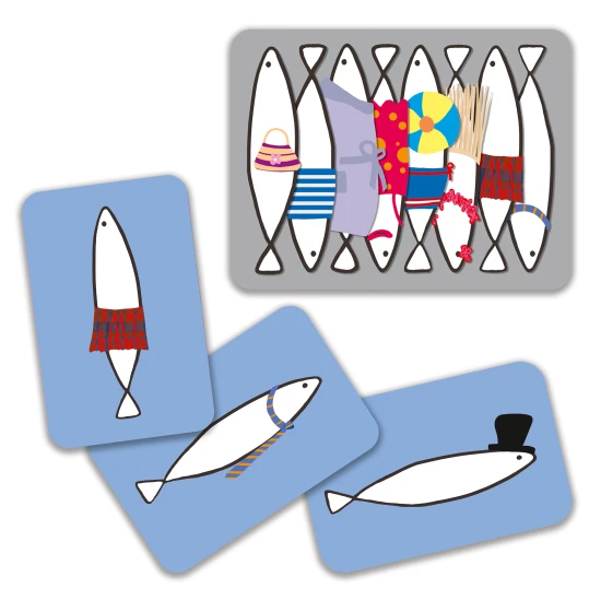 Sardinky: Paměťová a pozorovací karetní hra