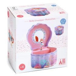 Hrací skříňka a šperkovnice Mořská víla