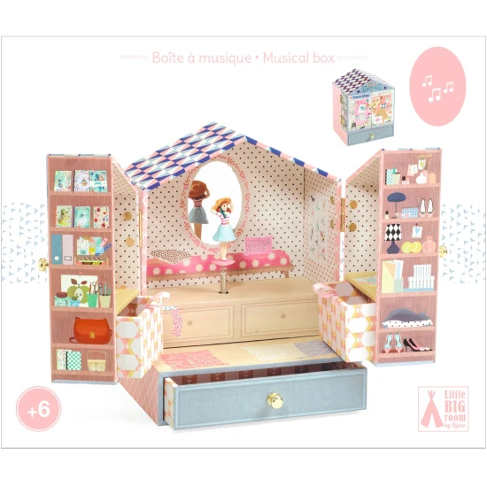 Tinou shop: hrací skříňka s dvířky a 3 zásuvkami