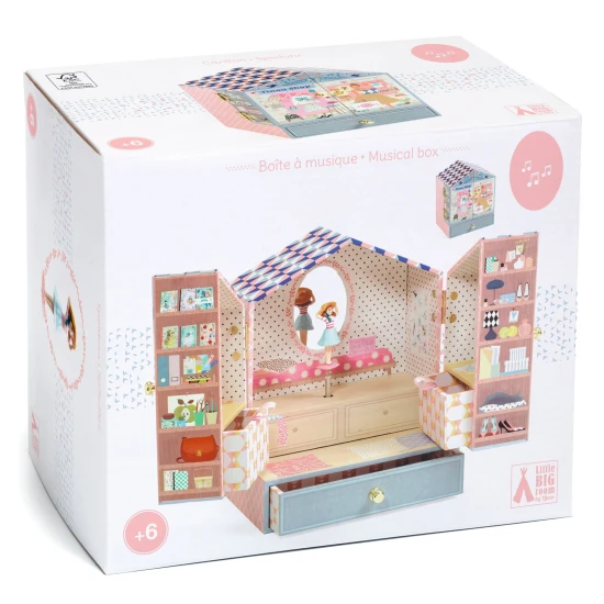 Tinou shop: hrací skříňka s dvířky a 3 zásuvkami