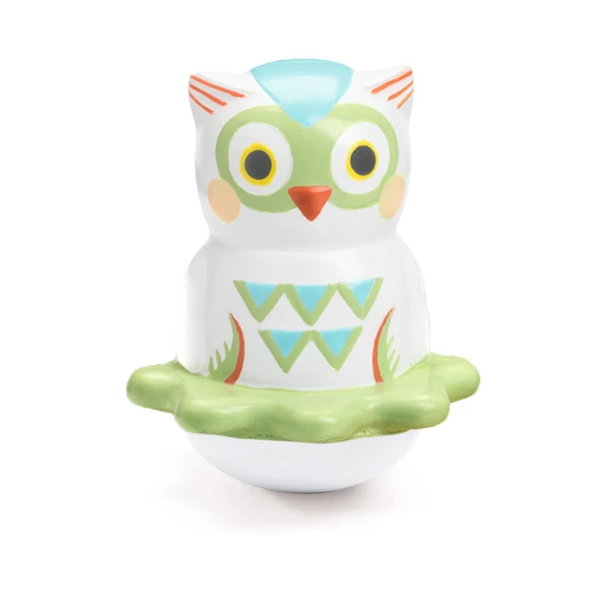 Dřevěná hrací skříňka Medvěd a sova