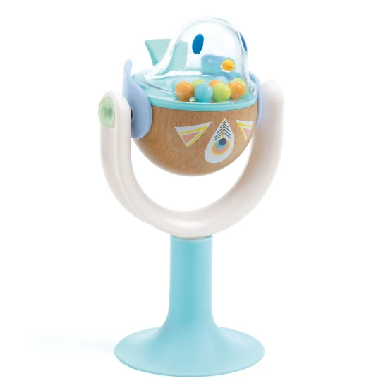 Chrastítko s přísavkou Ptáček