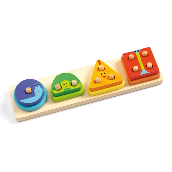 Dřevěné puzzle 1234 Basic