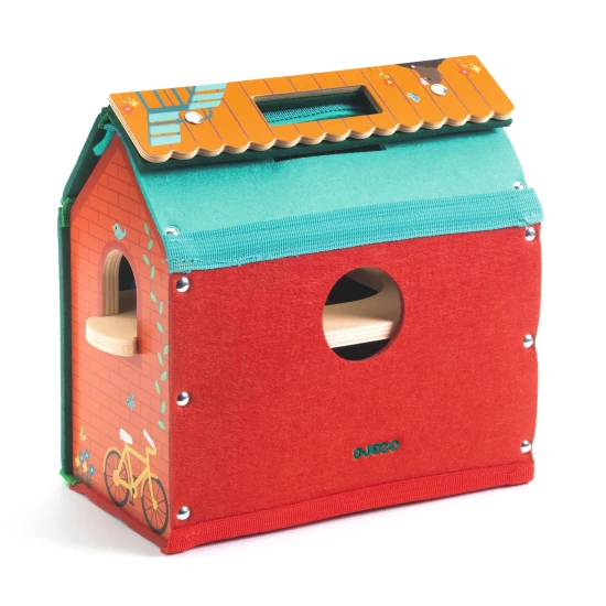 Dřevěný domeček se zvířátky SoftiHouse