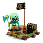 Arty Toys figurka pirát Skull s vorem a truhlou
