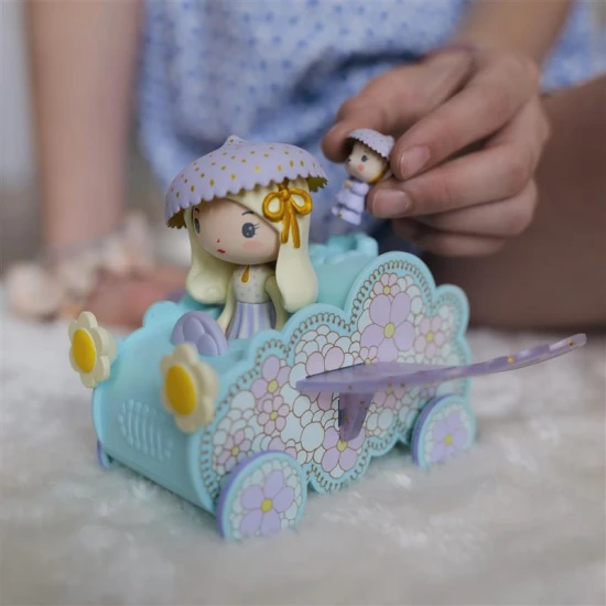 Tinyly figurky Jil & Jerry s létajícím autem