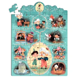 Pohádkové puzzle Pinocchio 54 ks