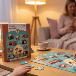 Pohádkové puzzle Pinocchio 54 ks