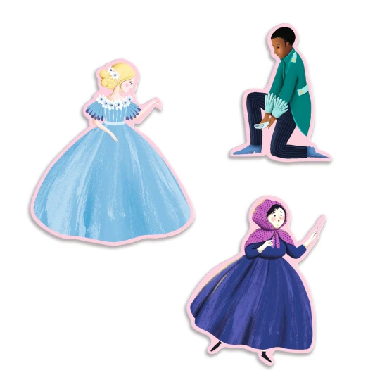 Příběhové Puzzle: Popelka, (54 dílků)