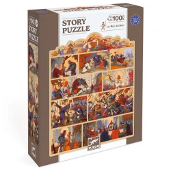 Pohádkové puzzle Král Artuš 100 ks